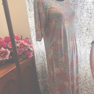 Floral Maxi Dress in Pastel Hues